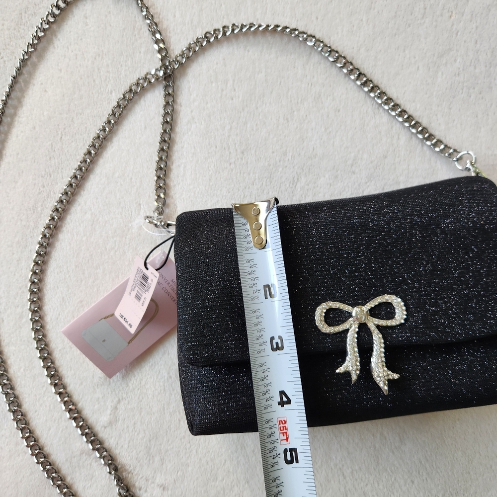 NEW! Victoria's Secret Sparkle Bow Crossbody - Picture 8 of 13